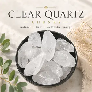 Natural Clear Quartz Crystal Points | Ethically Sourced | Raw Clear Quartz