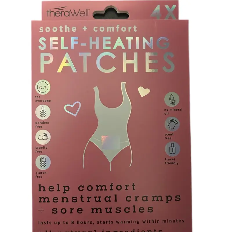 Self Heating Patches for ultimate comfort from menstrual cramps and sore muscles