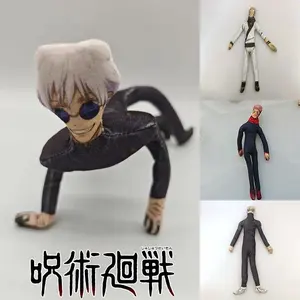 38cm/14.96in Jujutsu Kaisen Doll Movable Funny Gojo Satoru Geto Shapeshift Figure Toy Yuji Mannequin Action Model Creative Home Decoration