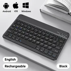 Wireless Bluetooth-compatible multifunctional type case Keyboard For Android iOS Tablet Ultra-Thin 78 Keys Rechargeable Portable Compact Design for iPad