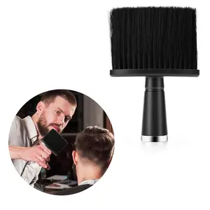 1pc Salon Grade Hair Cleaning Brush, Barber Neck Dust Collector, Barber Neck Brush, Suitable for Salon and Home Use, Daily Tool for Hairdressers