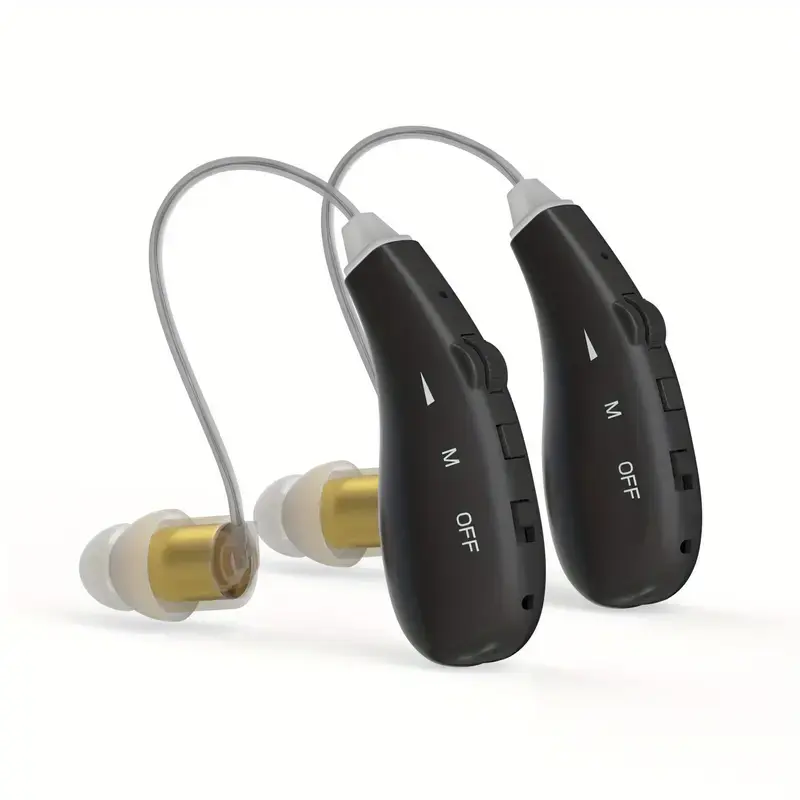 Elderly hearing loss hearing aid, digital hearing aid, audio amplifier with volume control.