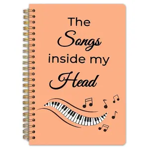 Black and white piano key music notebook, one copy, size 5.5 x 8.3 inches, with high-quality horizontal pages, suitable for personal use, diary keeping, music theory study plans, an ideal gift for students and music educators.