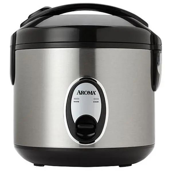 Aroma ARC-914SB 4-Cup Cool-Touch Rice Cooker, Stainless Steel
