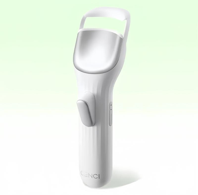 CENCI Heated Eyelash Curler Version4pro,Premium Electric Eyelash Sculpting Device,Rechargeable Heated Lash Styler,CENCI White Cosmetics Curling Glam