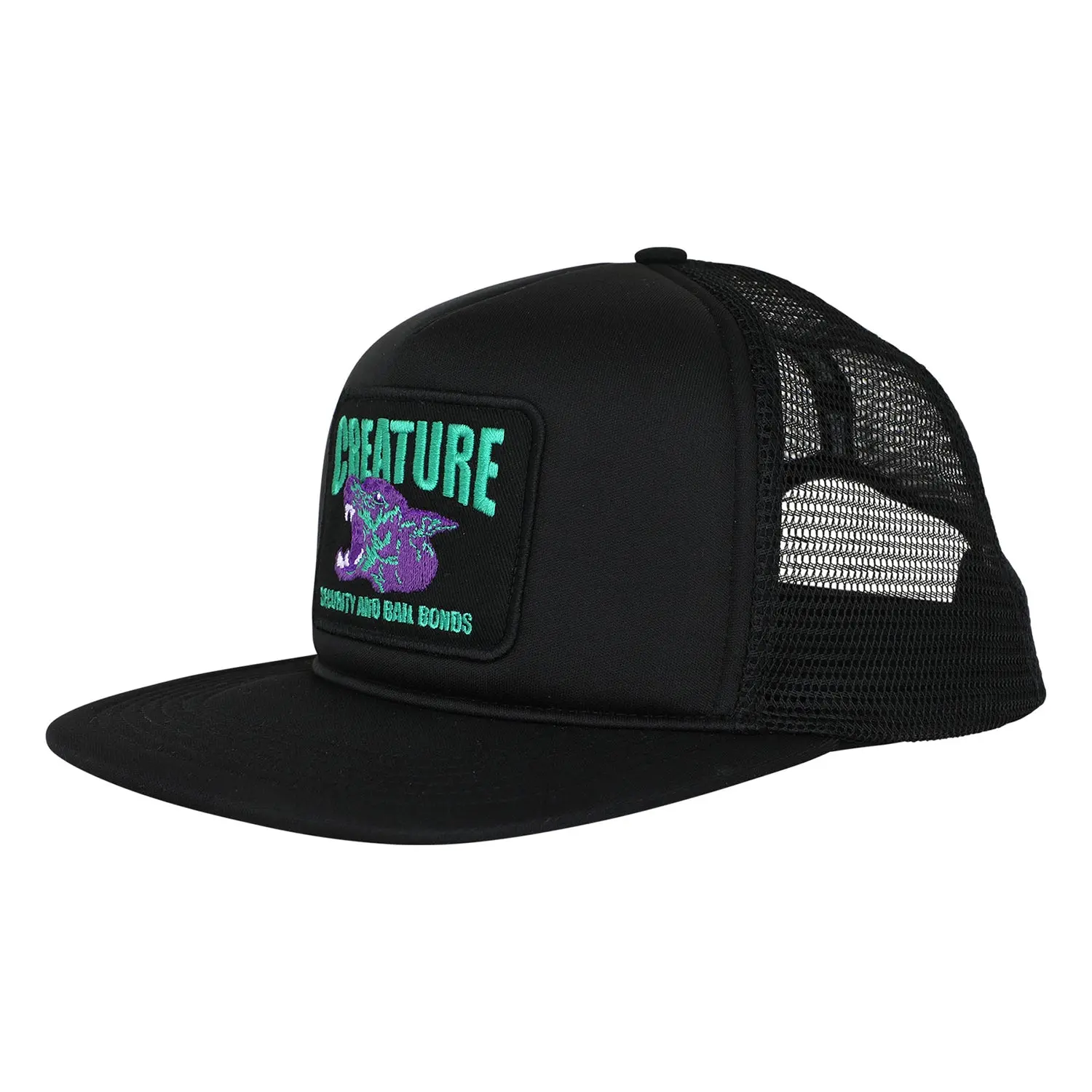 Creature Skateboards Hat Security Service Snapback Black