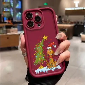 Christmas Phone Case TPU for iPhone 17 AIR 17 PRO 16 PRO 15  PRO MAX  14 PLUS 13 PRO 12 11 PRO XS MAX X XR Samsung Galaxy S25 Ultra S24 S23 S22 Plus