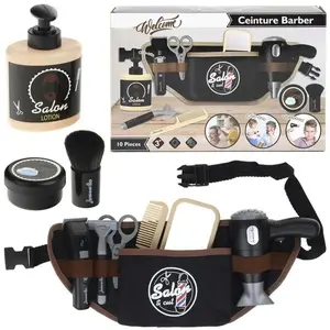 Hairdressing Tool Set, Hairdressing Tool with Storage Bag, Pretend Play Toy for Kids, Birthday Gift for Boys & Girls