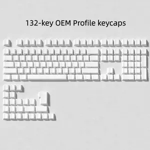 Womier Shine Through keycaps,Double Shot Custom OEM Profile Keyboard Keys for MX Switches Mechanical Keyboard