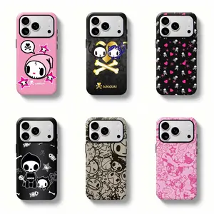 Japan T-Tokidokis Phone Case For iPhone 17 Pro Max 16 15 14 13 12 11 Pro MAX & Samsung Galaxy S25 Ultra S24 S23 S22 S21 Plus White Matte Shockproof Cover outdoorfun