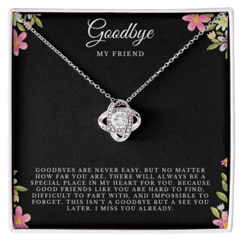 Best Friend Going Away Necklace, Gift for Friend, Moving Away Gift ,Farewell Gift Best Friend Goodbye Gift, Going Away Gift