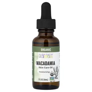 Aura Cacia Organic Skin Care Oil, Macadamia, 1 fl oz (30 ml)