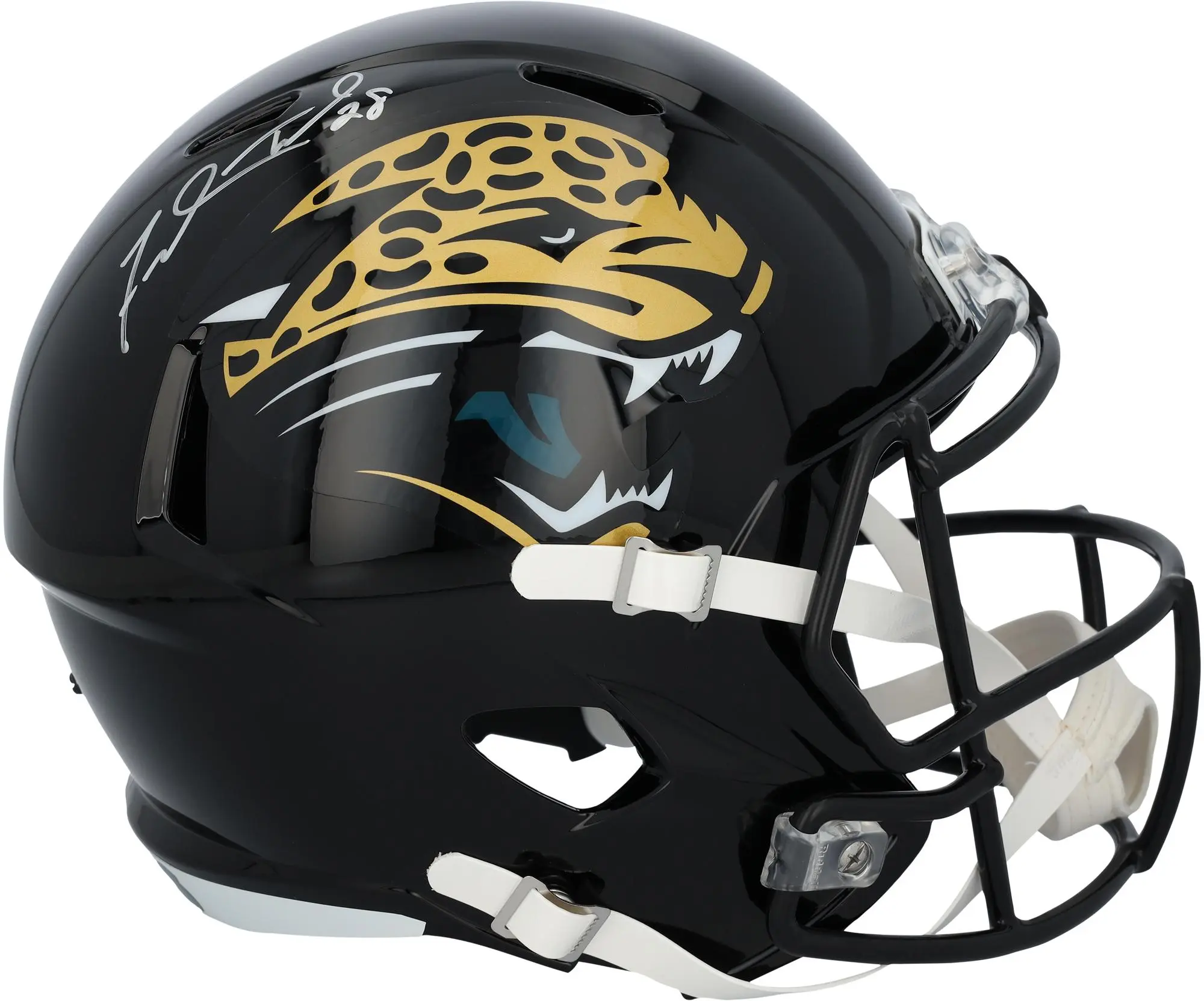 Fred Taylor Jacksonville Jaguars Autographed Riddell 1995-2012 Throwback Speed Replica Helmet - Fanatics Authentic Certified