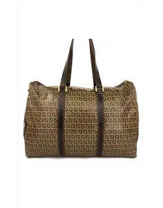 Pre-owned FENDI Patent Leather travel bags Vintage Zucchino FF Travel Bag #0003