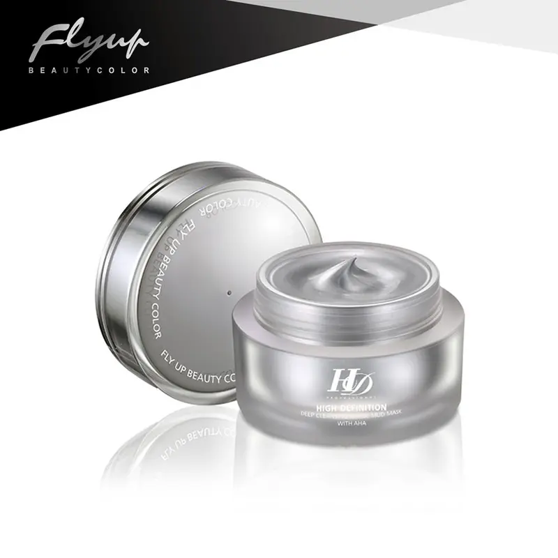Fly Up HD Deep Cleaning Magic Mud Mask 50ml - Hydrous Aluminum Silicate & Niacinamide for Radiant Glow & Pore Minimizing
