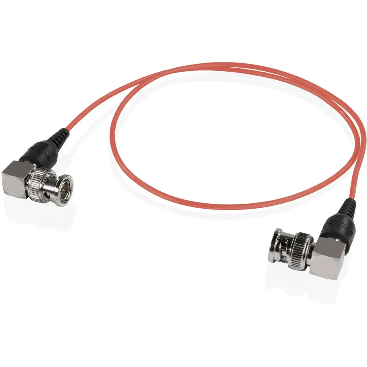 Shape 24" Skinny 90-Degree BNC Cable, Red