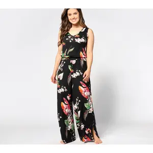 Bumblebella by Jill Martin Tall Dreamy Jersey Wide-Leg Jumpsuit