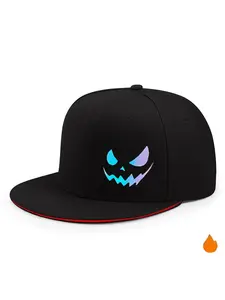 Adjustable unisex hip-hop street cap skull print, lightweight snapback hat suitable for outdoor sports,parties, and everyday casual wear Hip-hop hat, party accessory, breathable fabric stylish headwear,for music festivals baseball caps