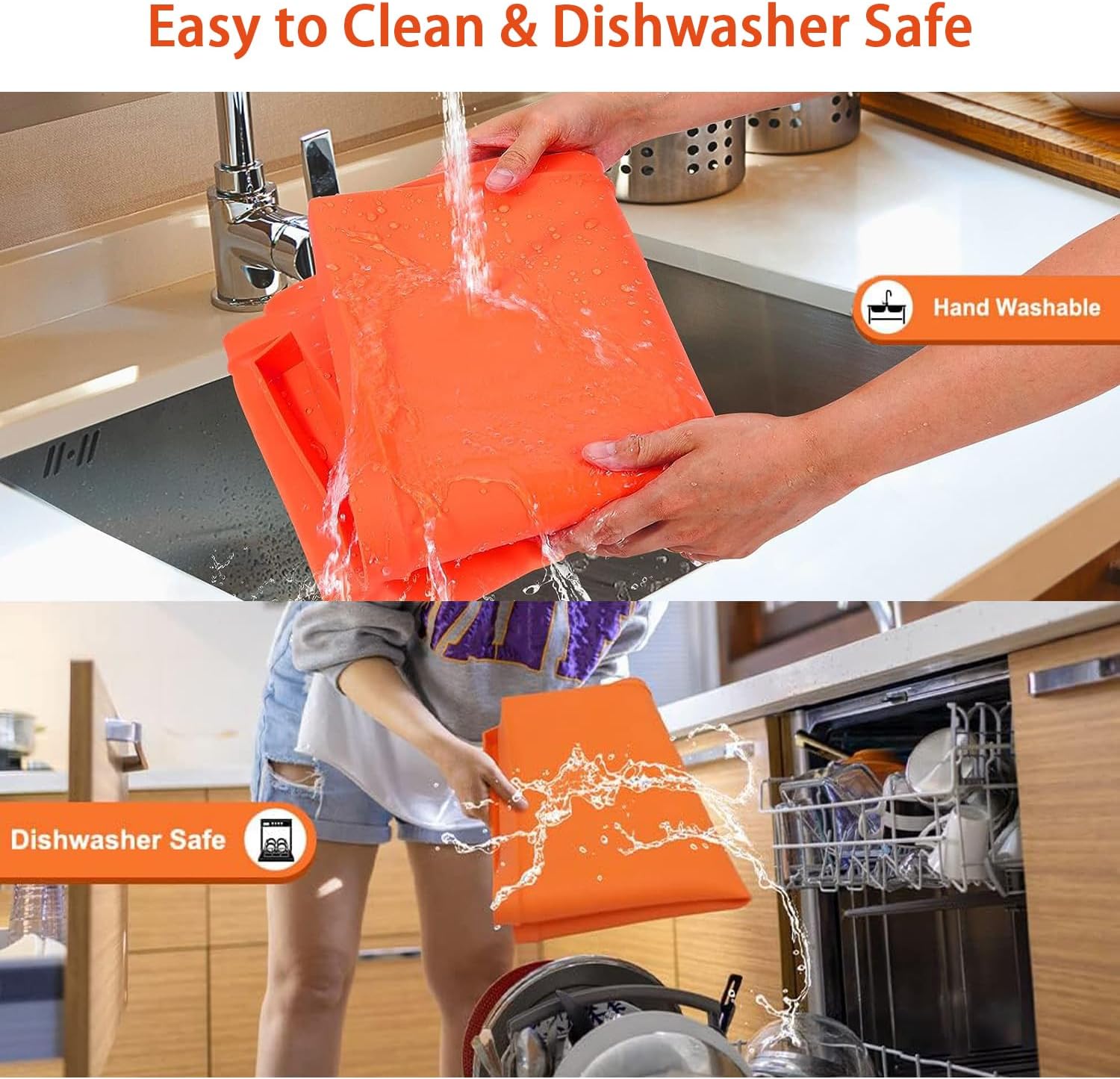 36" Silicone Griddle Mat for Blackstone Heavy Duty Food Grade Silicone Griddle Cover, Protects Griddle from Rodents, Insects, Dirt (with 3 Cleaning Pads)