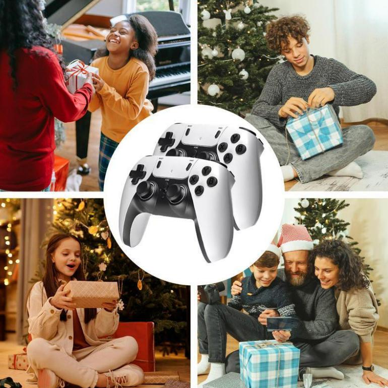 2026 Upgrade Retro Game Stick, 128 GB, with Massive Built-in Classic Video Games, Retro Gaming Console with Multiple Emulators, Plug & Play for TV Video Gaming Stick HDMI Output with Dual 2.4G Controllers Perfect Gift