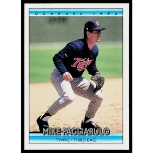 Mike Pagliarulo 1992 Donruss #62b Minnesota Twins