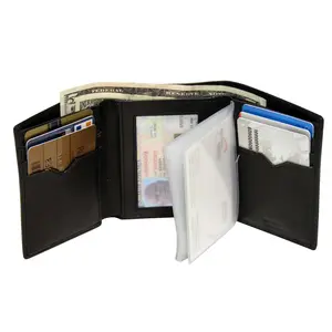 Preferred Nation  RFID Tri-Fold Wallet, Black