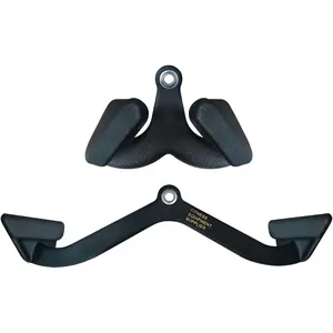 LAT Pull Down Bar for  Machine, LAT Pulldown Attachments T-bar V-bar  Attachment for Gym,  Tricep Strength  Handle