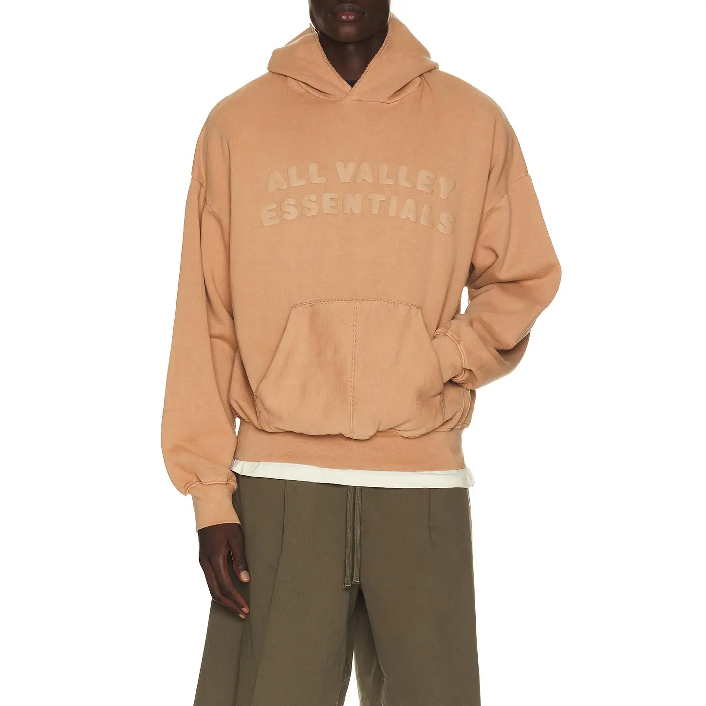 Fear of God ESSENTIALS 90's Hoodie in Washed Ginger