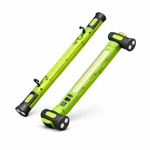New High-Brightness Mechanic Hood Light Features a 5200mAh battery, rechargeable portable magnetic fault light bar Includes a hook for automotive maintenance, inspection, emergency use, and tool gifts Available in green, yellow, and red