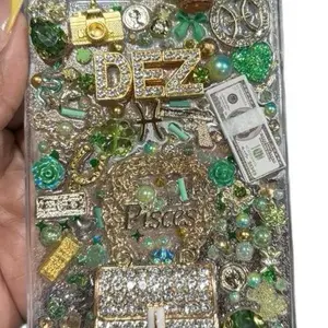 Cool Freestyle Junk Phone Case. Customizable Charms Handmade Unique Design Personalized Name or Sign Available for All iPhone Models. Samsungs and other android models available just message me.