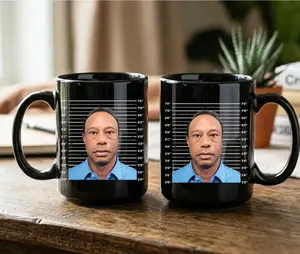 Tiger Woods Mugshot Mug, Tiger Woods Coffe Mug, Mugshot Mug Mugshot Mug