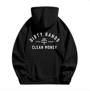 Men's hoodeds Trending Mechanic Unisex Shirt, Hoodie, Sweatshirt for Workwear Streetwear, Back Side Printed, ESTD MMXVII, Work Hard Dirty Hands Clean Money Casual Menswear Tops