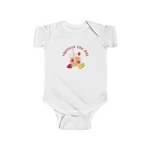 Squeeze the Day Orange Baby Onesie