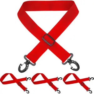 4 count Ski Boot  Straps Adjustable Snowboard Strap  Sling Leash Ice Skates   Winter Gear Leash  Snowboard Accessories