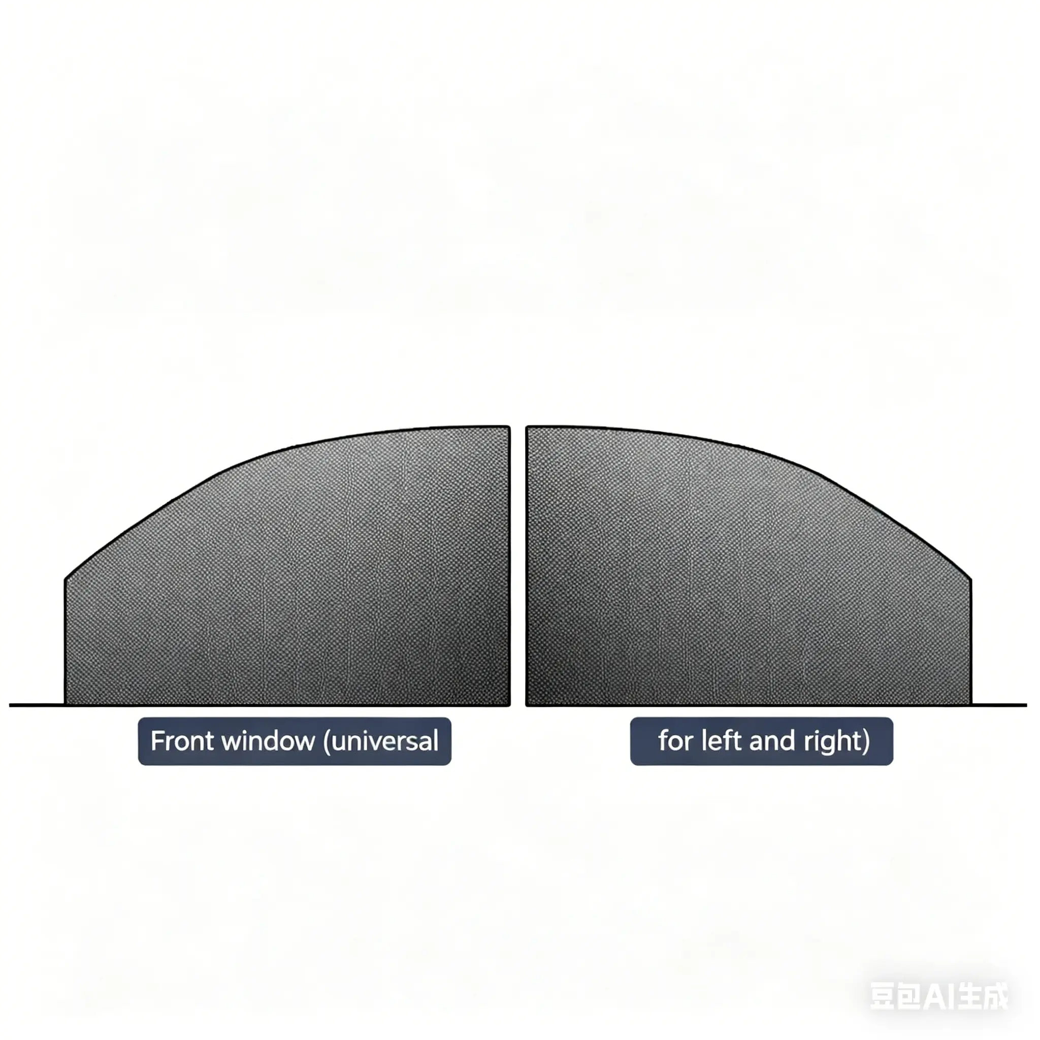 1 Pair for Front Windows