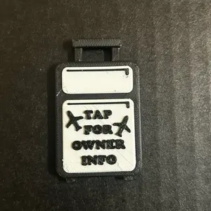 Custom NFC Luggage Tag – Smart Travel Tag with Digital Contact Info & Lost‑and‑Found Link