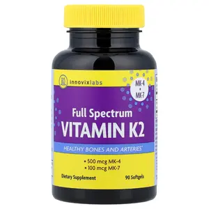 Vitamin K2, Full Spectrum, 90 Softgels