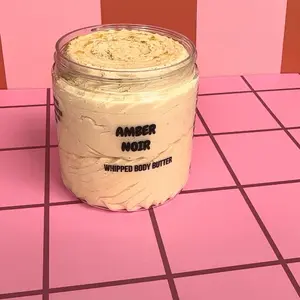 Gold shimmer Amber Noir body butter