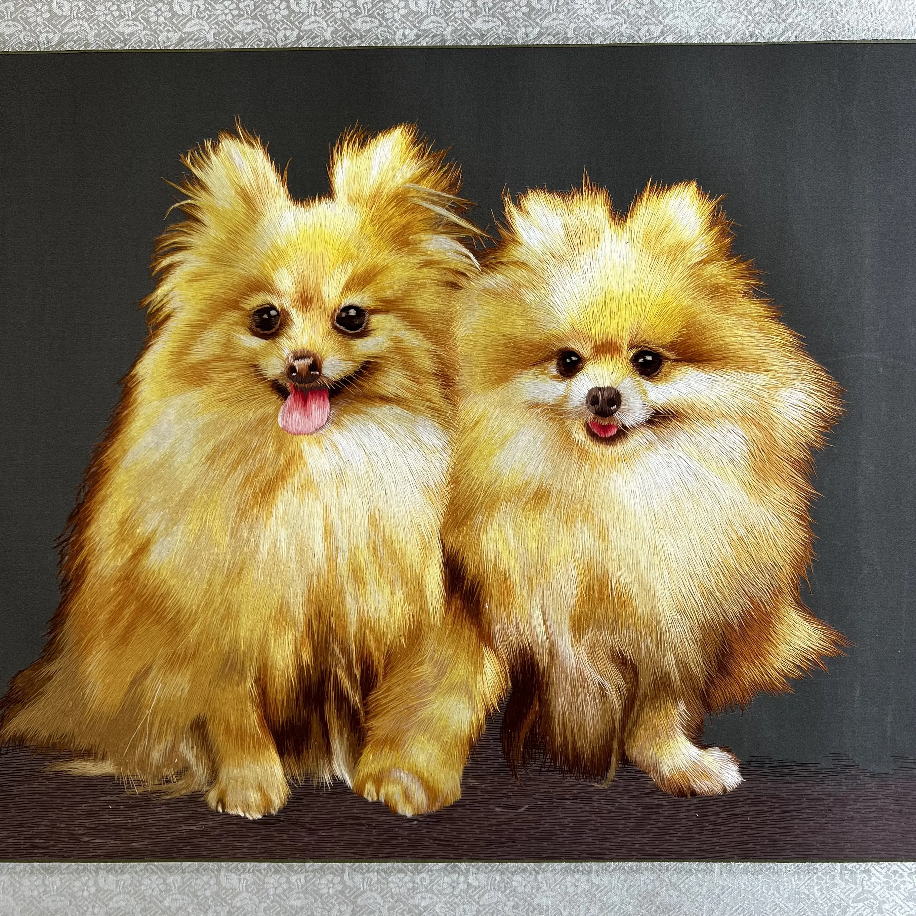 Su Xiu Playful Puppies Decorative Cushion