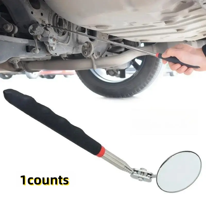 Car Underbody Inspection Universal Telescopic Folding Adjustable Inspection Mirror, Compact Design for Easy Use, Essential Tool for Vehicle Maintenance