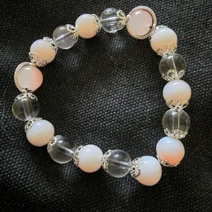 Pearl White Colored Beaded Bracelet