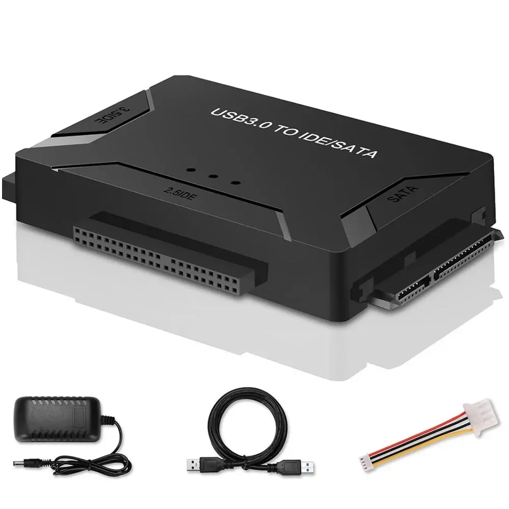USB 3.0 To IDE/SATA Converter Adapter Kit For 2.5"/3.5" SATA/IDE/SSD Hard Drive