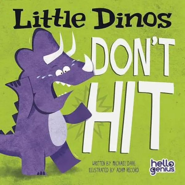 USED Book - Little Dinos Don't Hit by Dahl, Michael (Board book) - english