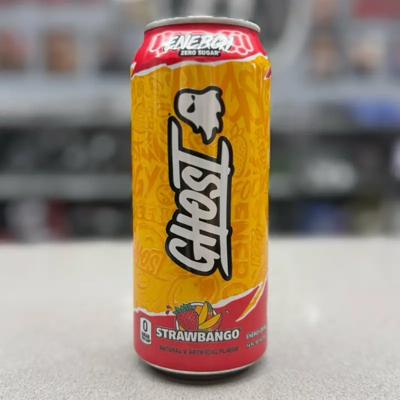 Ghost Strawbango 4pk Energy Drinks