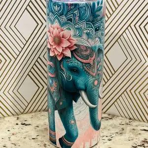 Pink Elephant  Tumbler