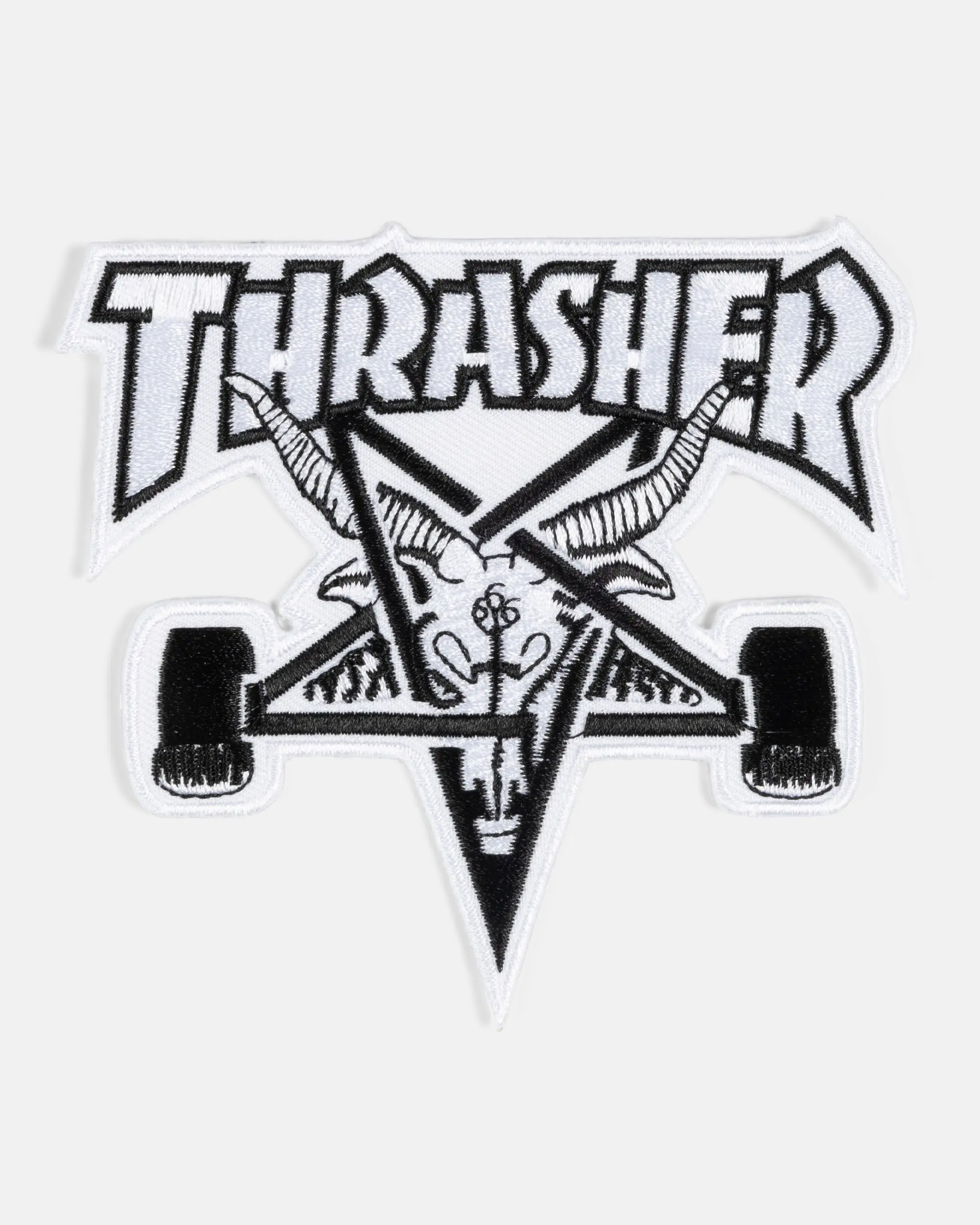 SKATEGOAT - PATCH - WHITE
