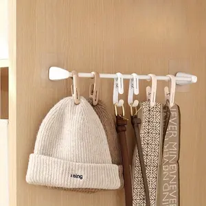 Multi-Functional S-Type Hook Clothes Hanger, Thickened Upgraded Plastic, Strong Windproof Non-Slip, Home Laundry Beach Camping, Durable Set
