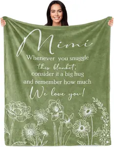 Mimi Gifts, Gifts for Mimi, Mimi Birthday Gifts for Grandma, Best Mimi Ever Gift, Gifts for Mimi from Grandkids Grandchildren, Gifts Ideas for Grandma Mimi Nana Gigi Granny Blanket