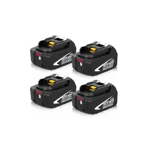 4Pack 8.0Ah Replacement for Makita 18V Lithium-ion Battery Compatible with 18 Volt Battery BL1860B Cordless Power Tools