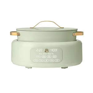 Beautiful 10 in 1, 6 Qt Electric Multi-Cooker, Black Sesame by Drew Barrymore